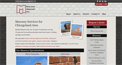 Desktop Screenshot of midlandmasonryinc.com